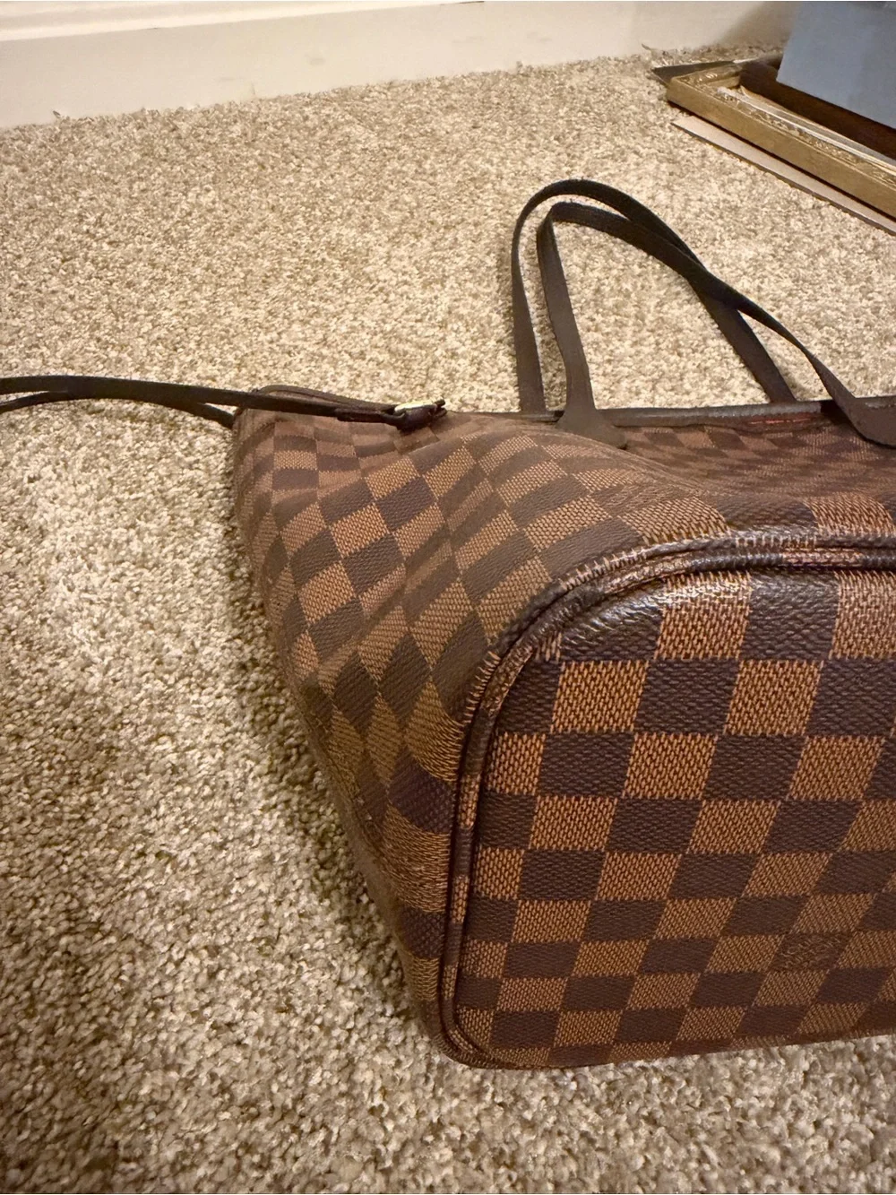 COPY - Louis Vuitton Brown Checkered Tote Bag